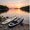 image:imageRoc Inflatable Stand Up Paddle Board 10 6 with Premium SUP Paddle Board Accessories Wide Stable Design NonSlip Comfort Deck for Youth amp AdultsEclipse