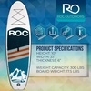 image:imageRoc Inflatable Stand Up Paddle Board 10 6 with Premium SUP Paddle Board Accessories Wide Stable Design NonSlip Comfort Deck for Youth amp Adultsnavy2