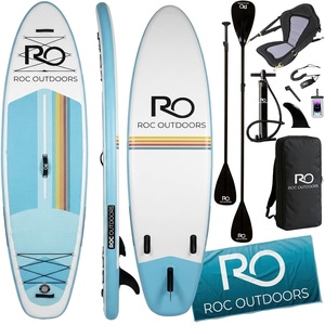 image:imageRoc Inflatable Stand Up Paddle Board 10 6 with Premium SUP Paddle Board Accessories Wide Stable Design NonSlip Comfort Deck for Youth amp AdultsCloudline2