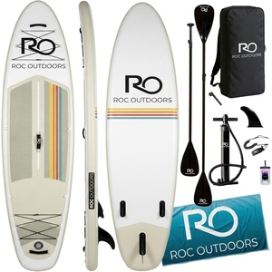 image:imageRoc Inflatable Stand Up Paddle Board 10 6 with Premium SUP Paddle Board Accessories Wide Stable Design NonSlip Comfort Deck for Youth amp AdultsDesert sky