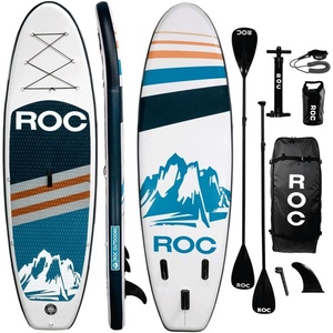 image:imageRoc Inflatable Stand Up Paddle Board 10 6 with Premium SUP Paddle Board Accessories Wide Stable Design NonSlip Comfort Deck for Youth amp AdultsNwk