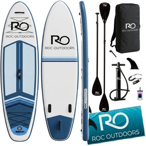 image:imageRoc Inflatable Stand Up Paddle Board 10 6 with Premium SUP Paddle Board Accessories Wide Stable Design NonSlip Comfort Deck for Youth amp AdultsOcean Current