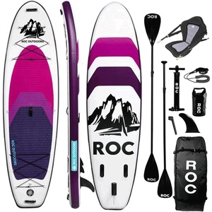 image:imageRoc Inflatable Stand Up Paddle Board 10 6 with Premium SUP Paddle Board Accessories Wide Stable Design NonSlip Comfort Deck for Youth amp AdultsViolet2