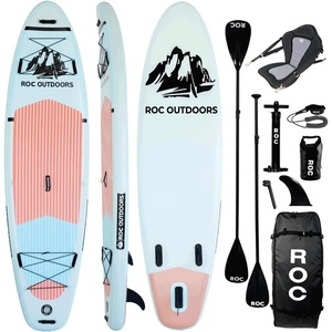 image:imageRoc Inflatable Stand Up Paddle Board 10 6 with Premium SUP Paddle Board Accessories Wide Stable Design NonSlip Comfort Deck for Youth amp Adultscloud2