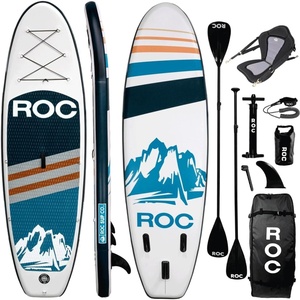 image:imageRoc Inflatable Stand Up Paddle Board 10 6 with Premium SUP Paddle Board Accessories Wide Stable Design NonSlip Comfort Deck for Youth amp Adultsnavy2