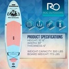 image:imageRoc Inflatable Stand Up Paddle Board 10 6 with Premium SUP Paddle Board Accessories Wide Stable Design NonSlip Comfort Deck for Youth amp Adults Cloud