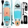 image:imageRoc Inflatable Stand Up Paddle Board 10 6 with Premium SUP Paddle Board Accessories Wide Stable Design NonSlip Comfort Deck for Youth amp Adults Cloud