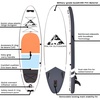 image:imagePolar Outdoors by Roc Inflatable Stand Up Paddle Board with Premium SUP Paddle Board Accessories Wide Stable Design NonSlip Comfort Deck for Youth amp Adults Trail